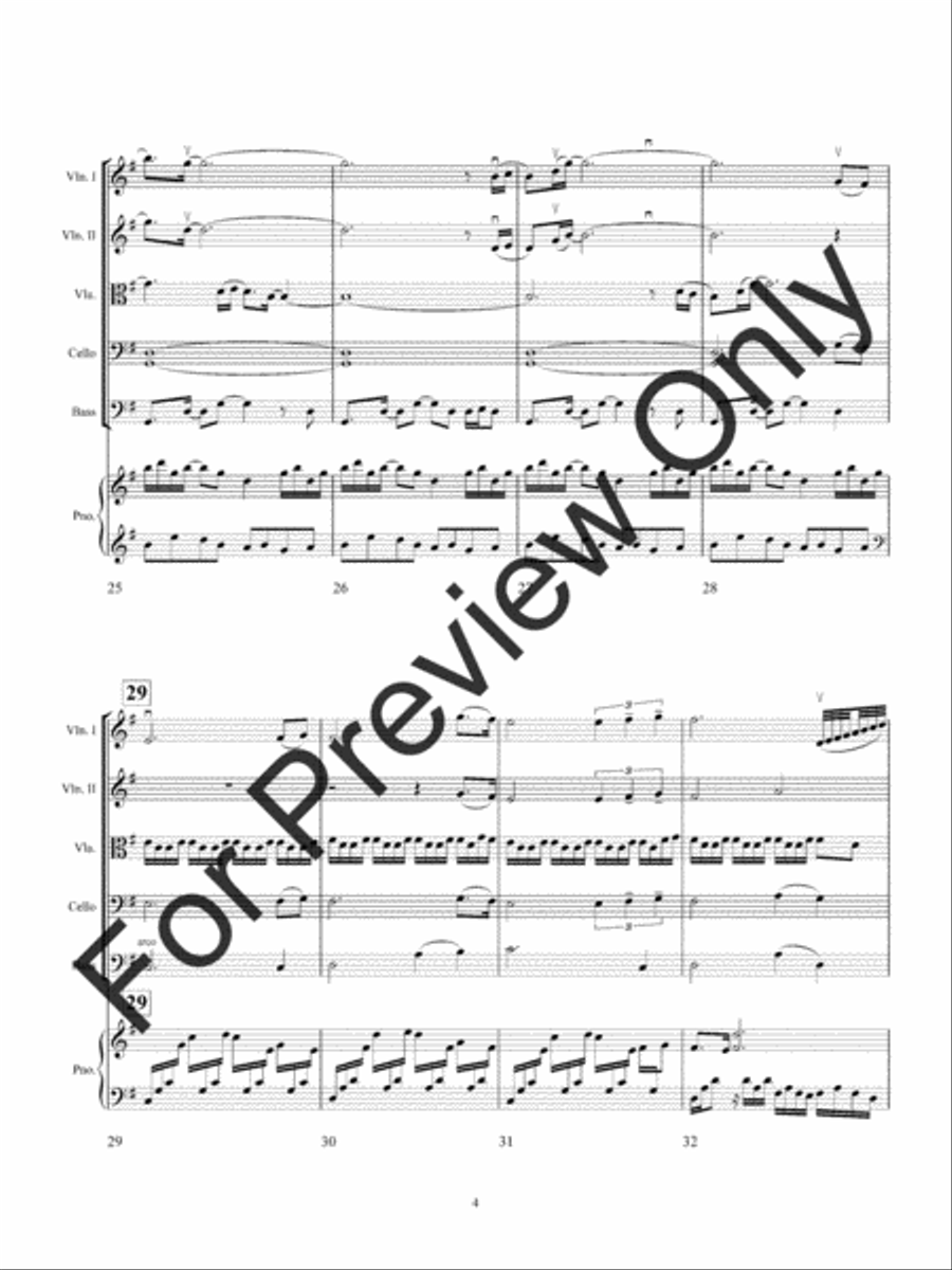Sailing Kites (Score) String Orchestra scores gallery preview page 9