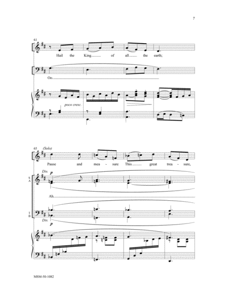 Come, Adore Him (Choral Score) image number null