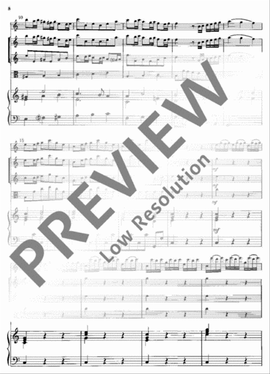 Concerto C Major Piccolo scores gallery preview page 9