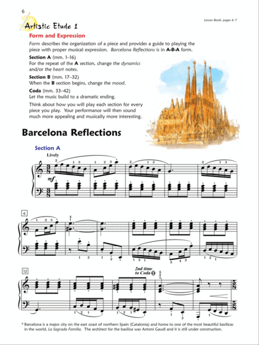 Premier Piano Course Technique, Book 6 Piano Method scores gallery preview page 4