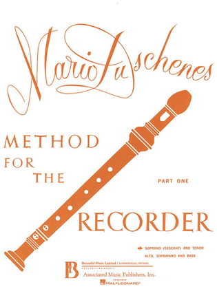 Book cover for Method for the Recorder – Part 1