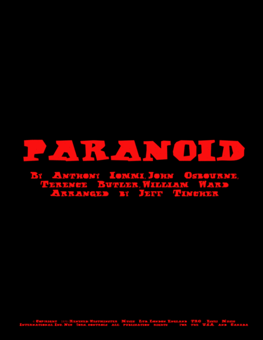 Paranoid Voice scores gallery preview page 1