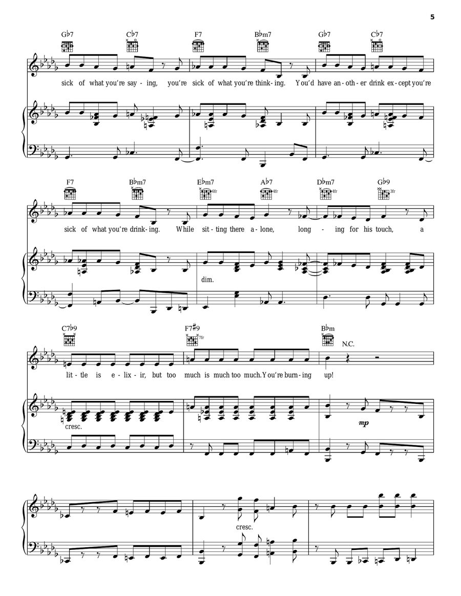 Lovesick (from Women On The Verge Of A Nervous Breakdown) Acoustic Guitar scores gallery preview page 5
