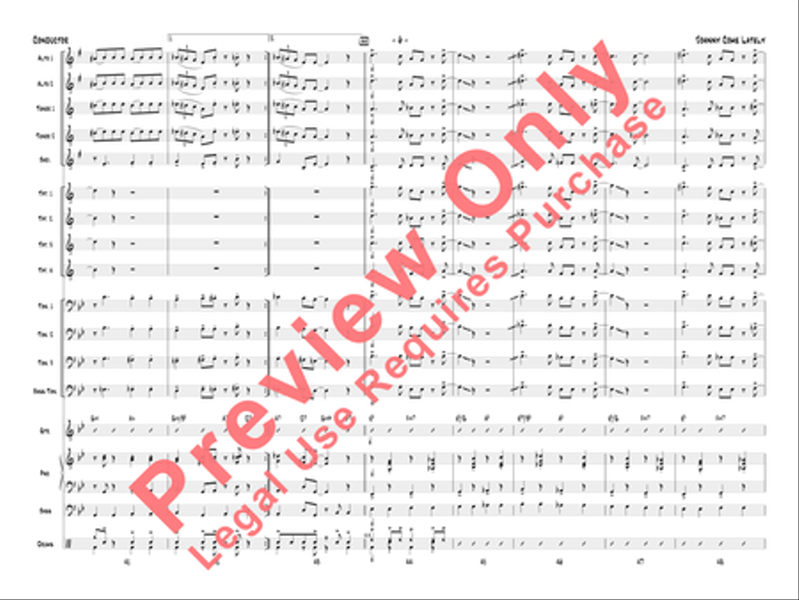 Johnny Come Lately Jazz Ensemble scores gallery preview page 9