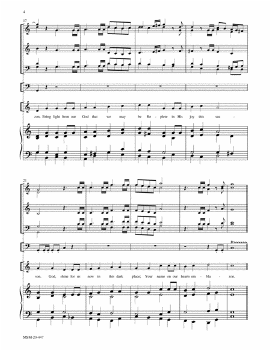 O Day Full of Grace Choir scores gallery preview page 3