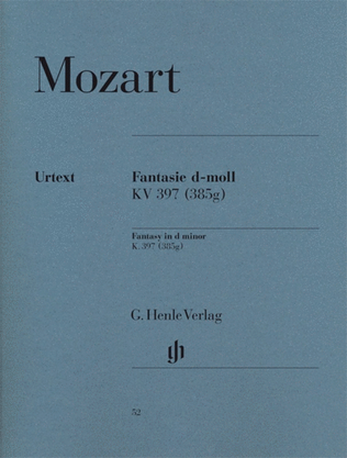 Mozart - Fantasia D Minor K 397 Piano