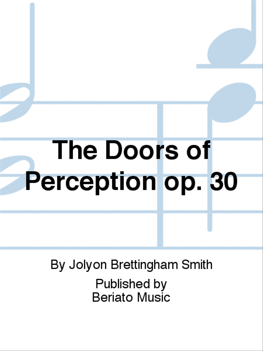 The Doors of Perception op. 30 Flute scores gallery preview page 1