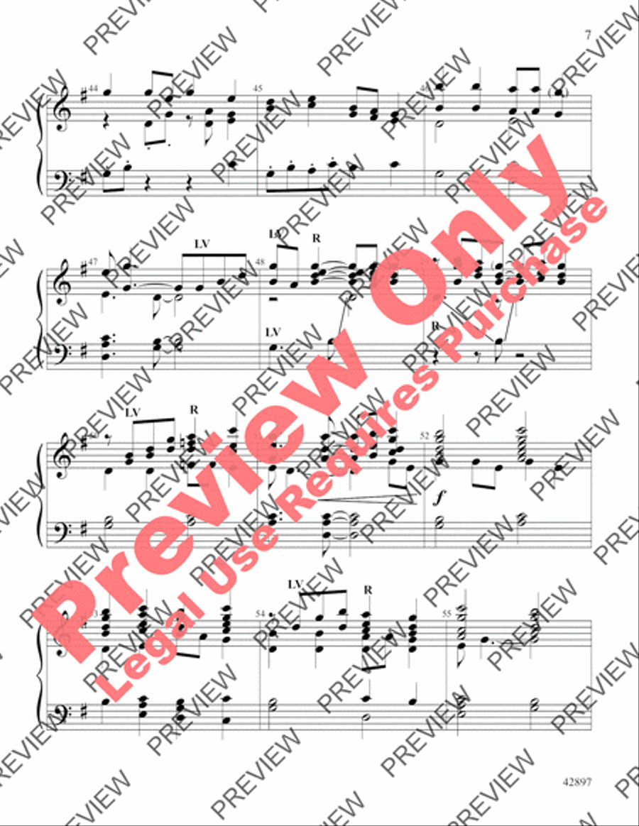 Follow the Star of Bethlehem Handbell Choir scores gallery preview page 7
