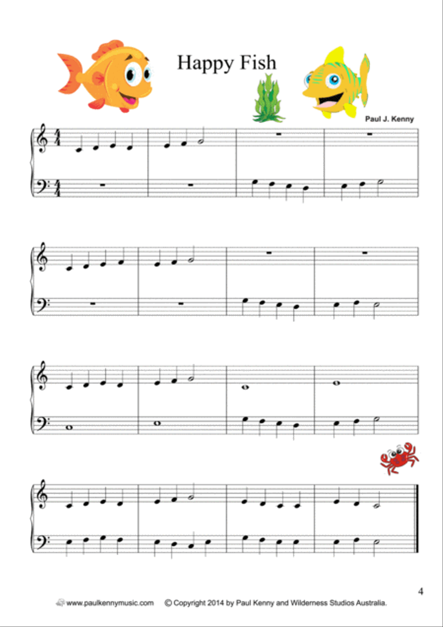 Little Songs for Little People by Paul Kenny Piano Method scores gallery preview page 4