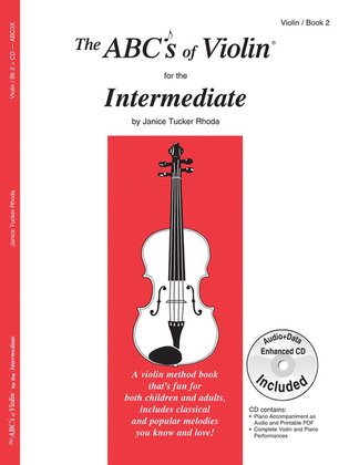 Book cover for The ABCs of Violin for the Intermediate