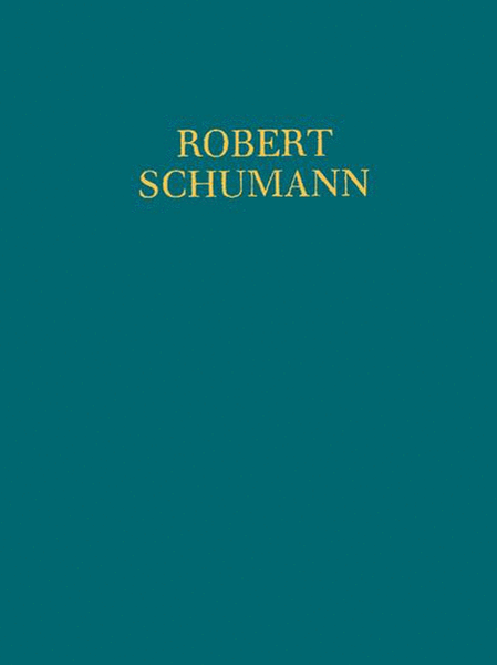 Lieder Und Gesange Fur Solostimmen, Op. 107 U.a. Score Schumann Complete Band 6/2