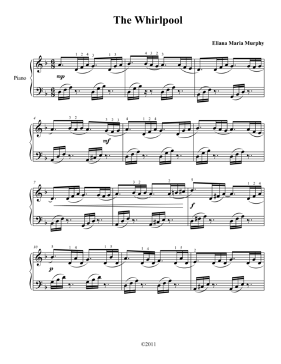 The Whirlpool Piano Method scores gallery preview page 1