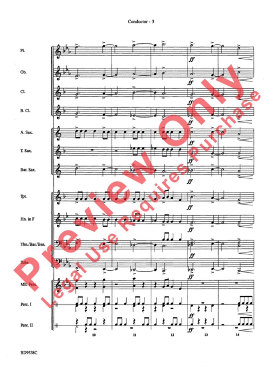Excelcia Concert Band scores gallery preview page 5