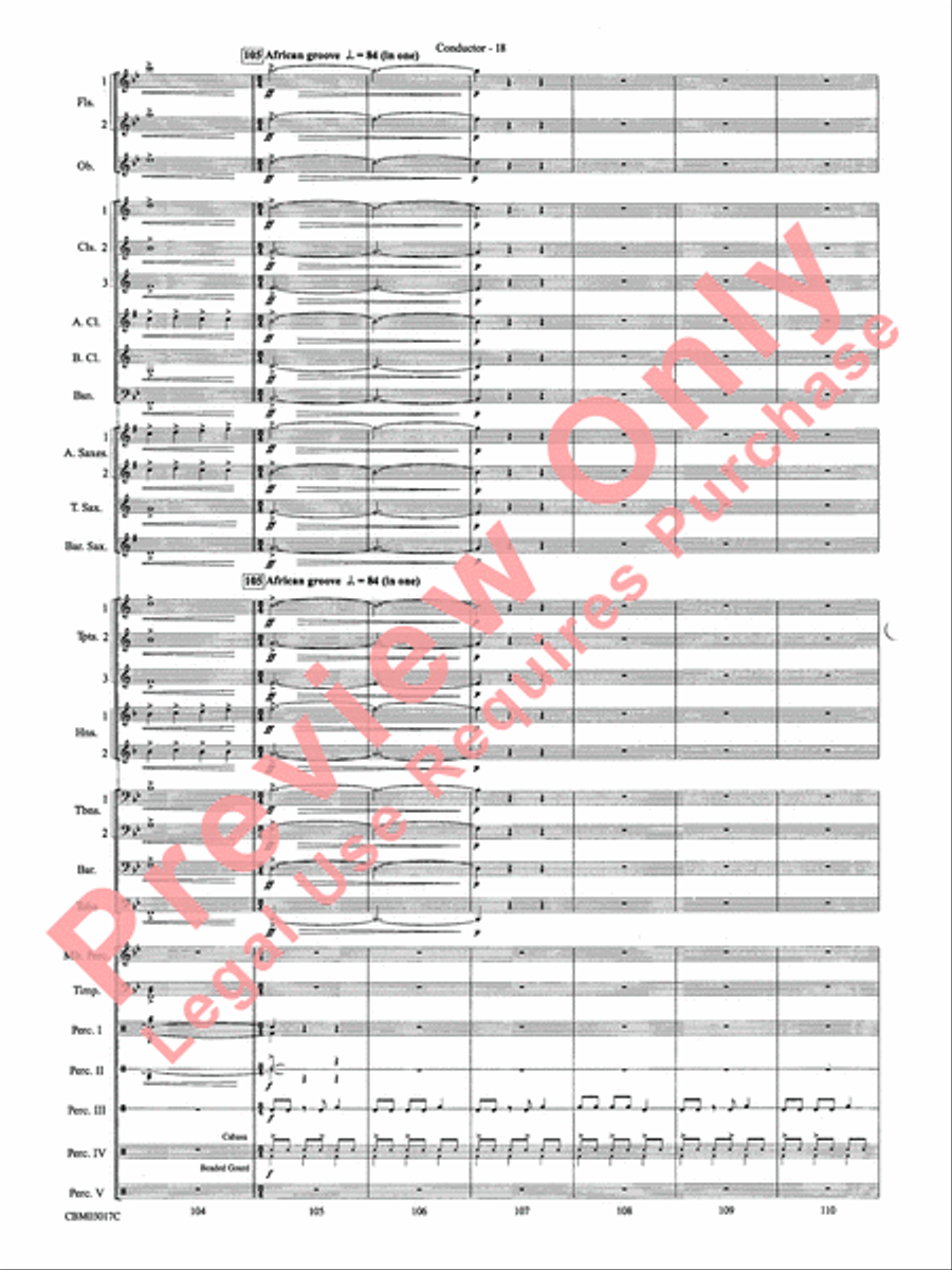 Happy Birthday Around the World Concert Band scores gallery preview page 21