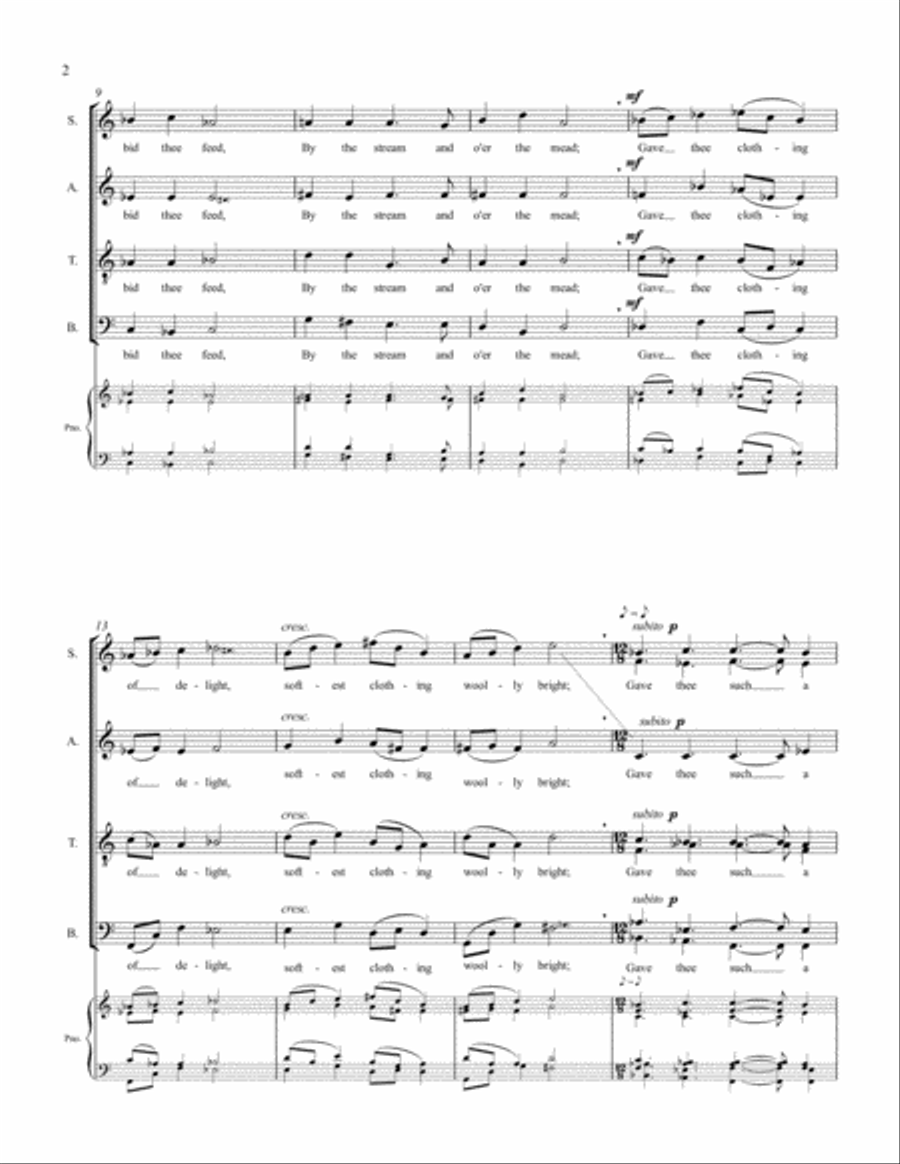 The Lamb 4-Part scores gallery preview page 4