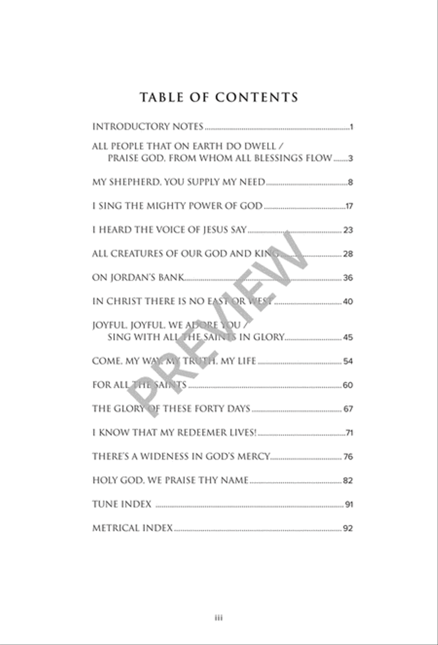 Revival II - Spiral edition Hymn Anthems scores gallery preview page 5
