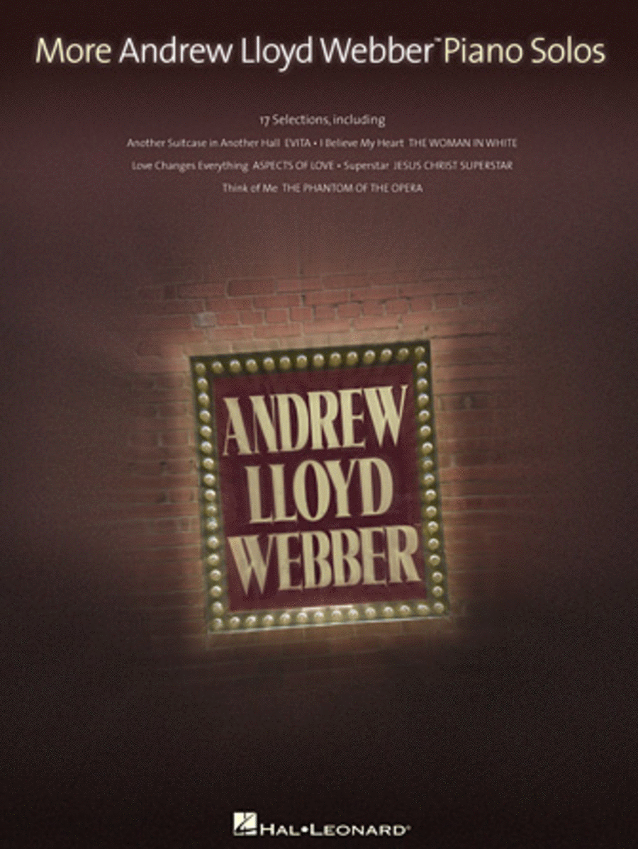 More Andrew Lloyd Webber Piano Solos Piano Solo scores gallery preview page 1