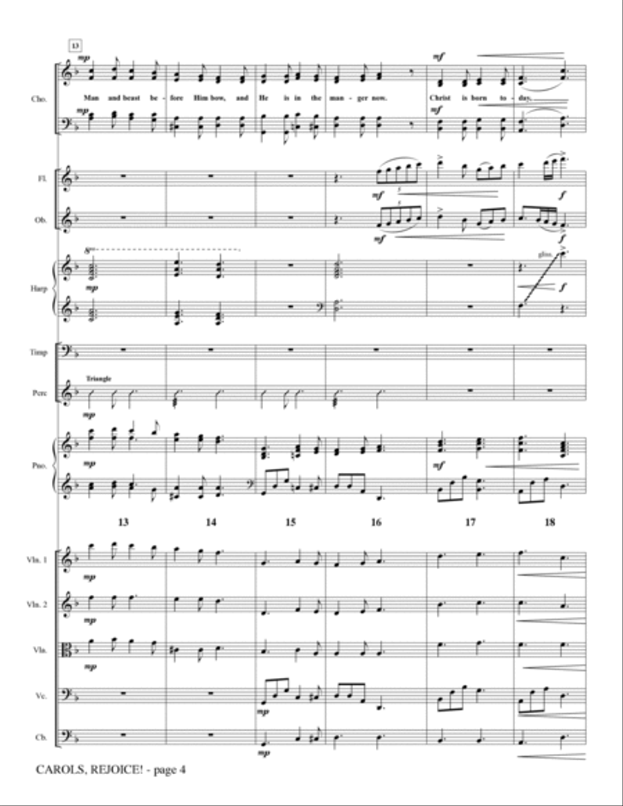 Carols, Rejoice! (Medley) - Full Score Choir scores gallery preview page 3