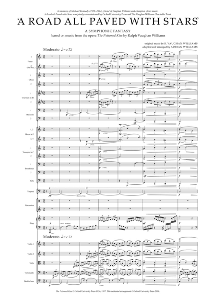 A Road All Paved with Stars Full Orchestra scores gallery preview page 2