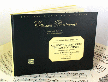 Cantatas for solo voice and continuo bass. Volume II.