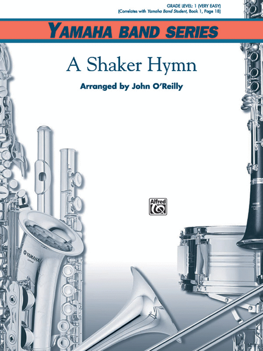 A Shaker Hymn Concert Band scores gallery preview page 1