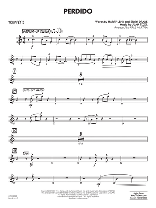 Perdido (arr. Paul Murtha) - Trumpet 2