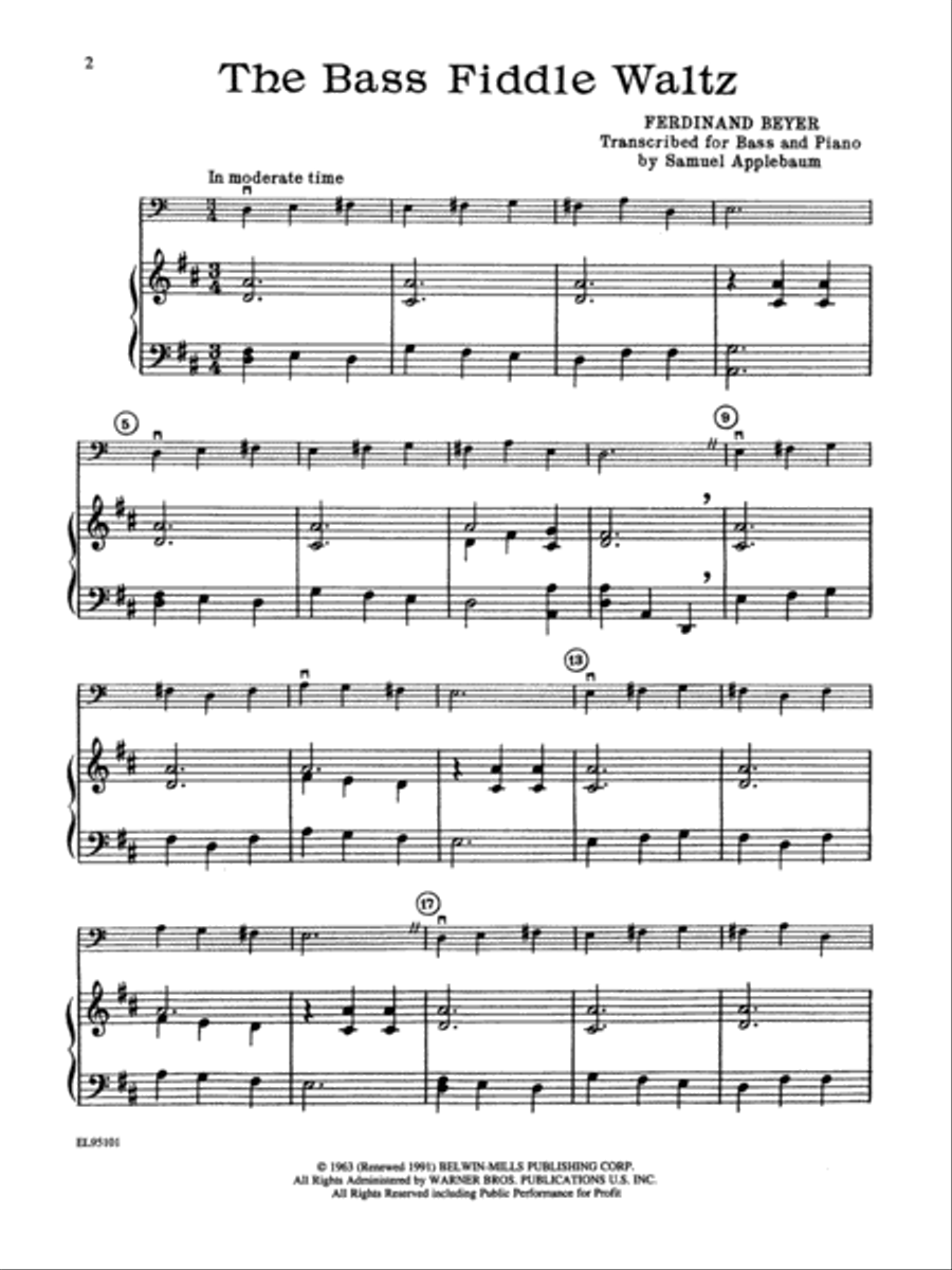 String Festival Solos, Volume 1 Double Bass scores gallery preview page 3