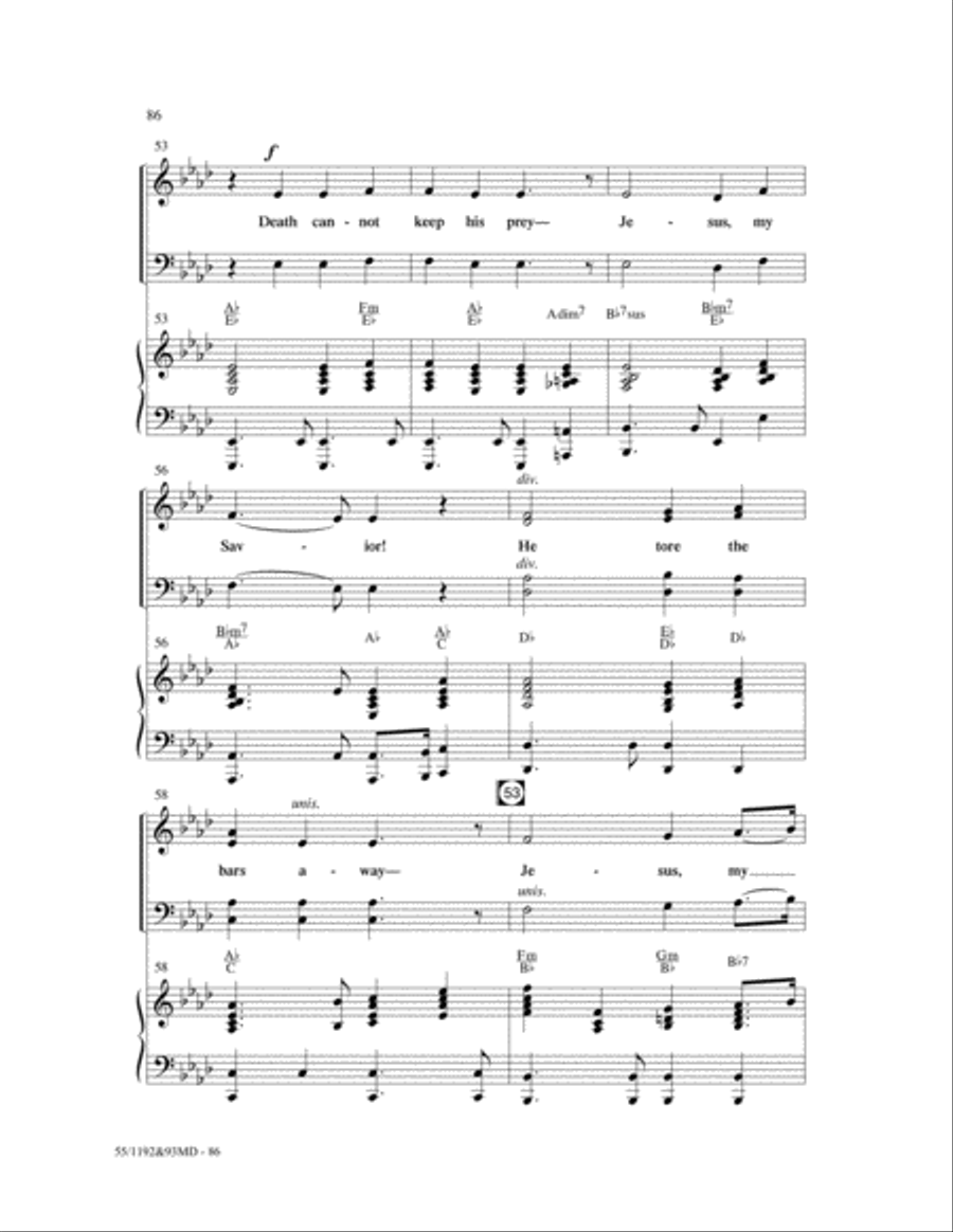 The Lamb 4-Part scores gallery preview page 57