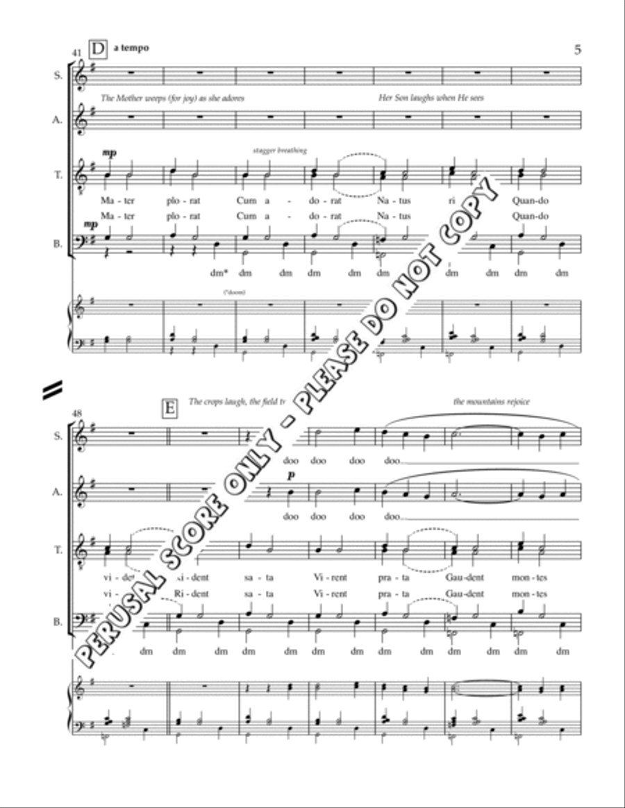 Eya Eya 4-Part scores gallery preview page 5