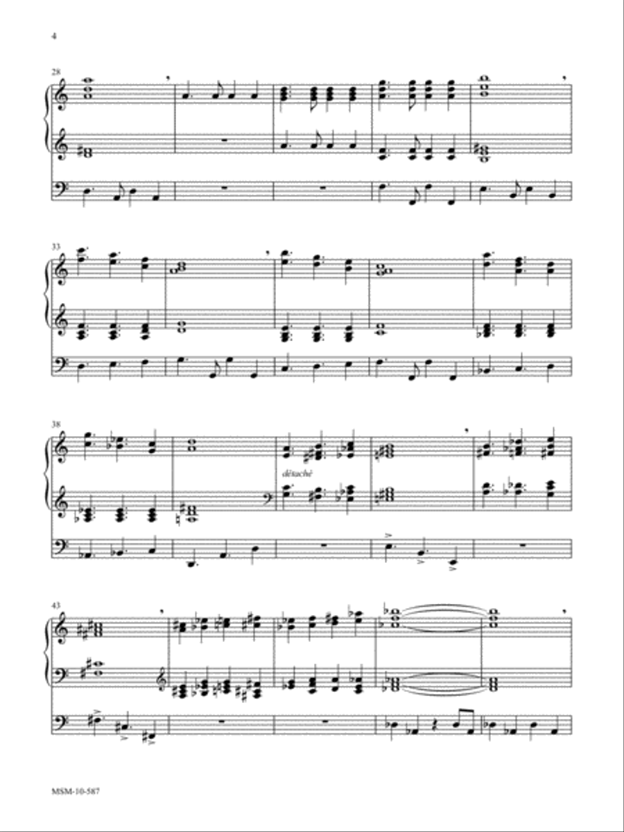 Fanfares and Riffs Organ scores gallery preview page 4