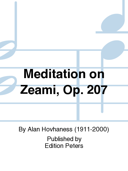 Meditation on Zeami Op. 207