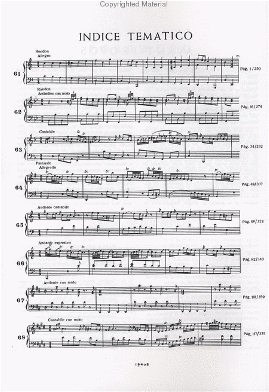 Sonatas - Volume 4: Nos. 61-68 Piano Solo scores gallery preview page 2