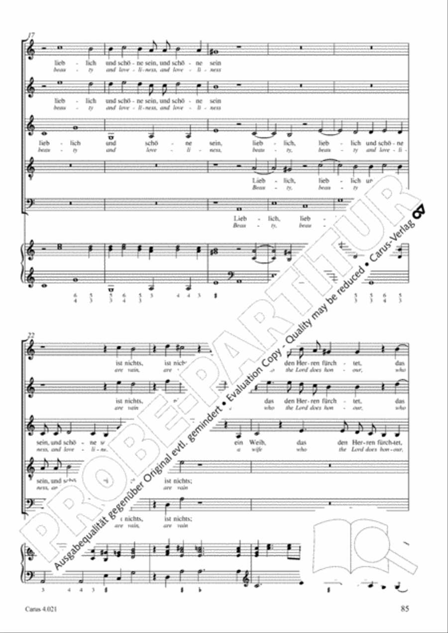 Schein: Israelsbrunnlein. Fontana d'Israel. Complete edition Choir scores gallery preview page 92