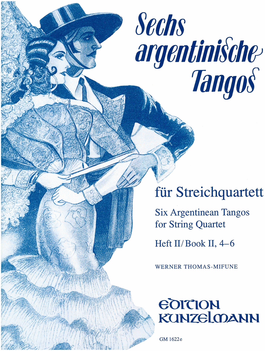 Argentinian tangos for string quartet, Tangos 4-6 String Quartet scores gallery preview page 1