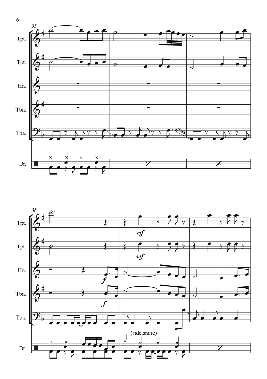 Calon Lan Calon Lan Drum Set scores gallery preview page 6