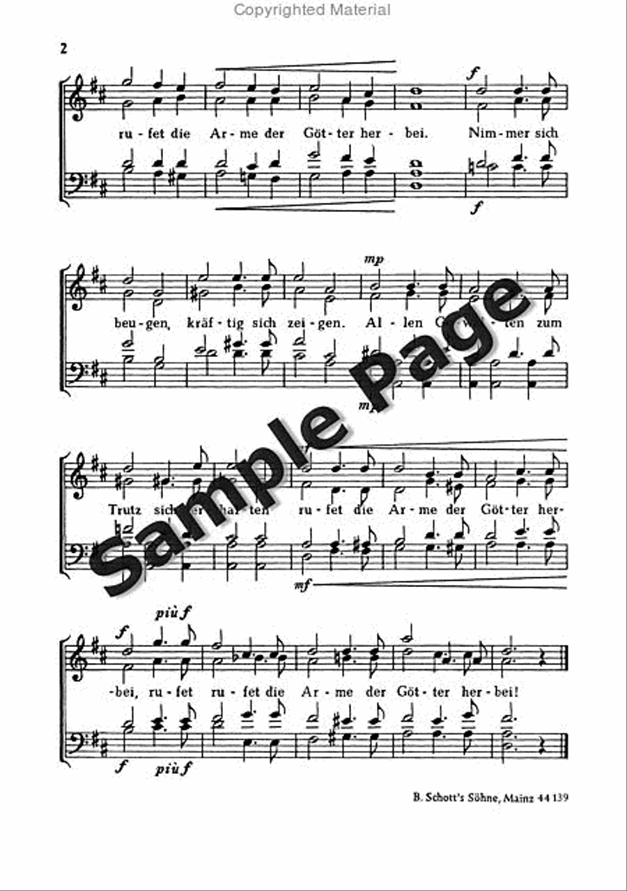 Reichardt Jf Beherzigung A Cappella scores gallery preview page 3