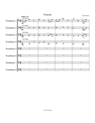 Nimrod from Enigma Variations for 8 Trombones