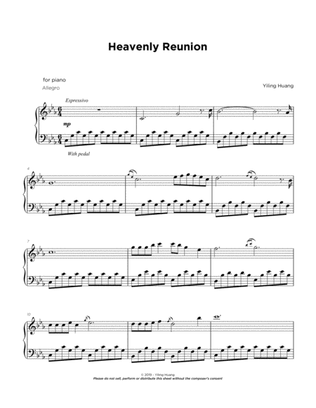"Heavenly Reunion" Piano Solo by Yiling Huang