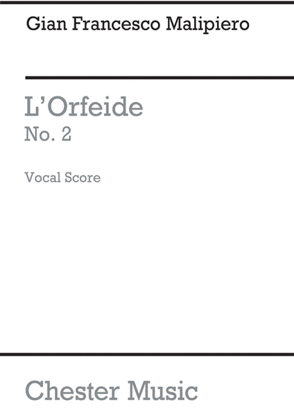 L'Orfeide (Seven Songs)