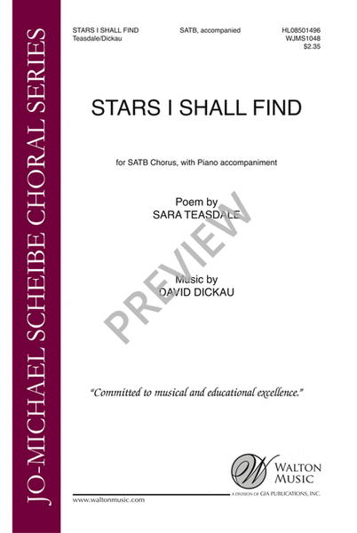 Stars I Shall Find (SATB) image number null