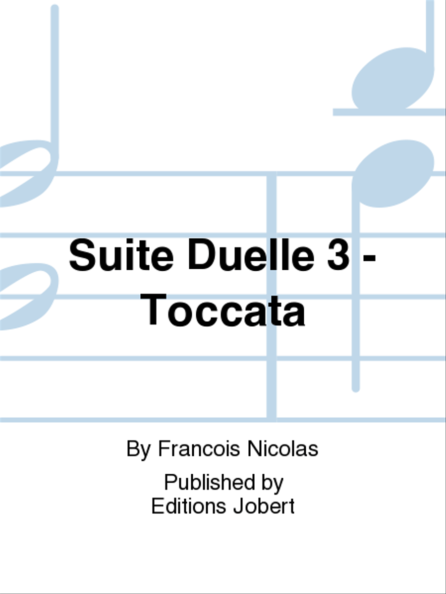 Suite Duelle 3 - Toccata Suite Duelle 3 - Toccata Harpsichord scores gallery preview page 1