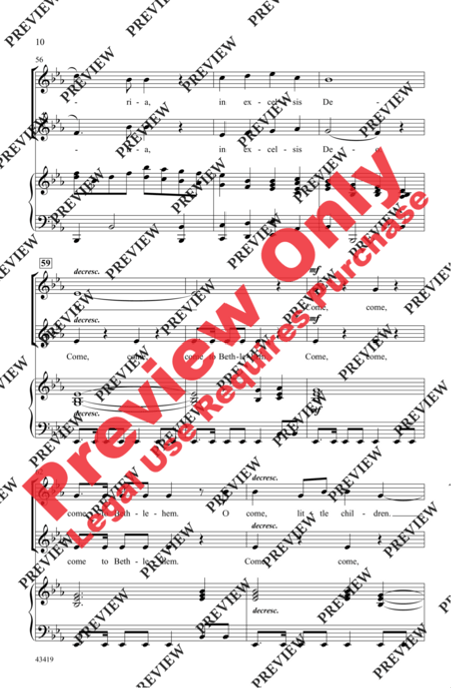 O Come, Little Children O Come, Little Children 2-Part scores gallery preview page 9