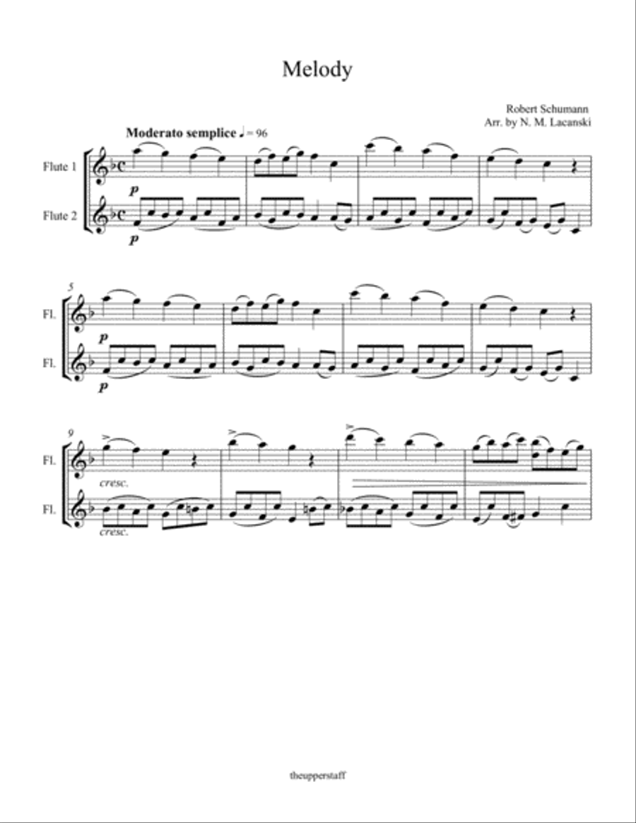 Melody Melody Flute Duet scores gallery preview page 2
