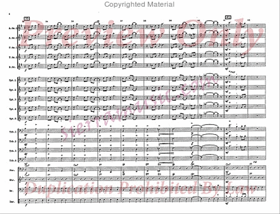 Plain Brown Wrapper Big Band scores gallery preview page 5