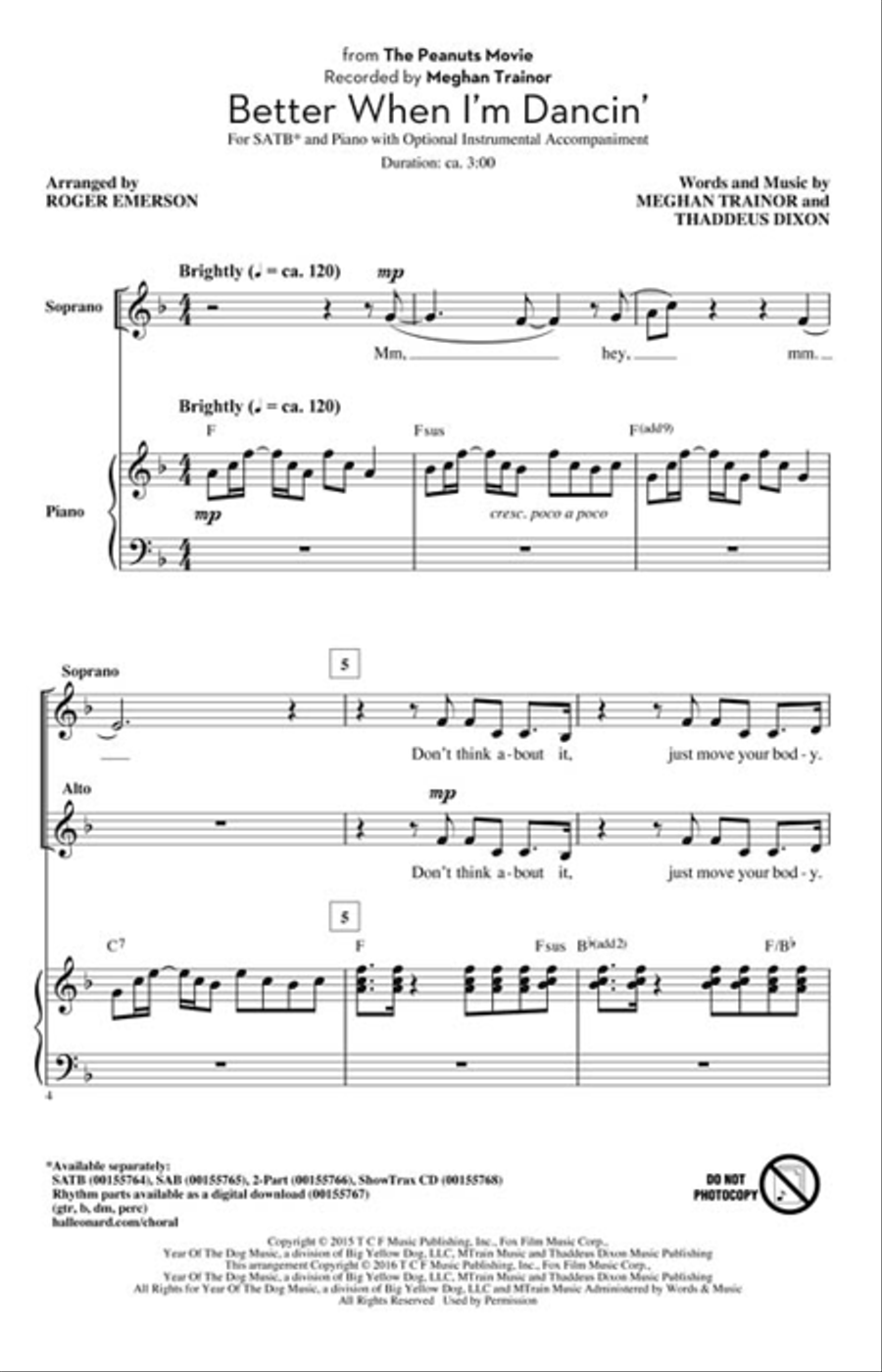 <br>Sheet music extract