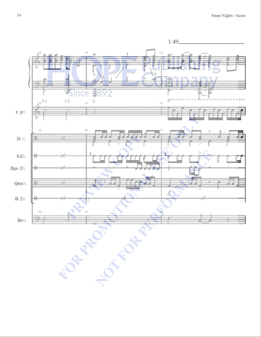 Some Nights Some Nights 5-Octaves scores gallery preview page 16