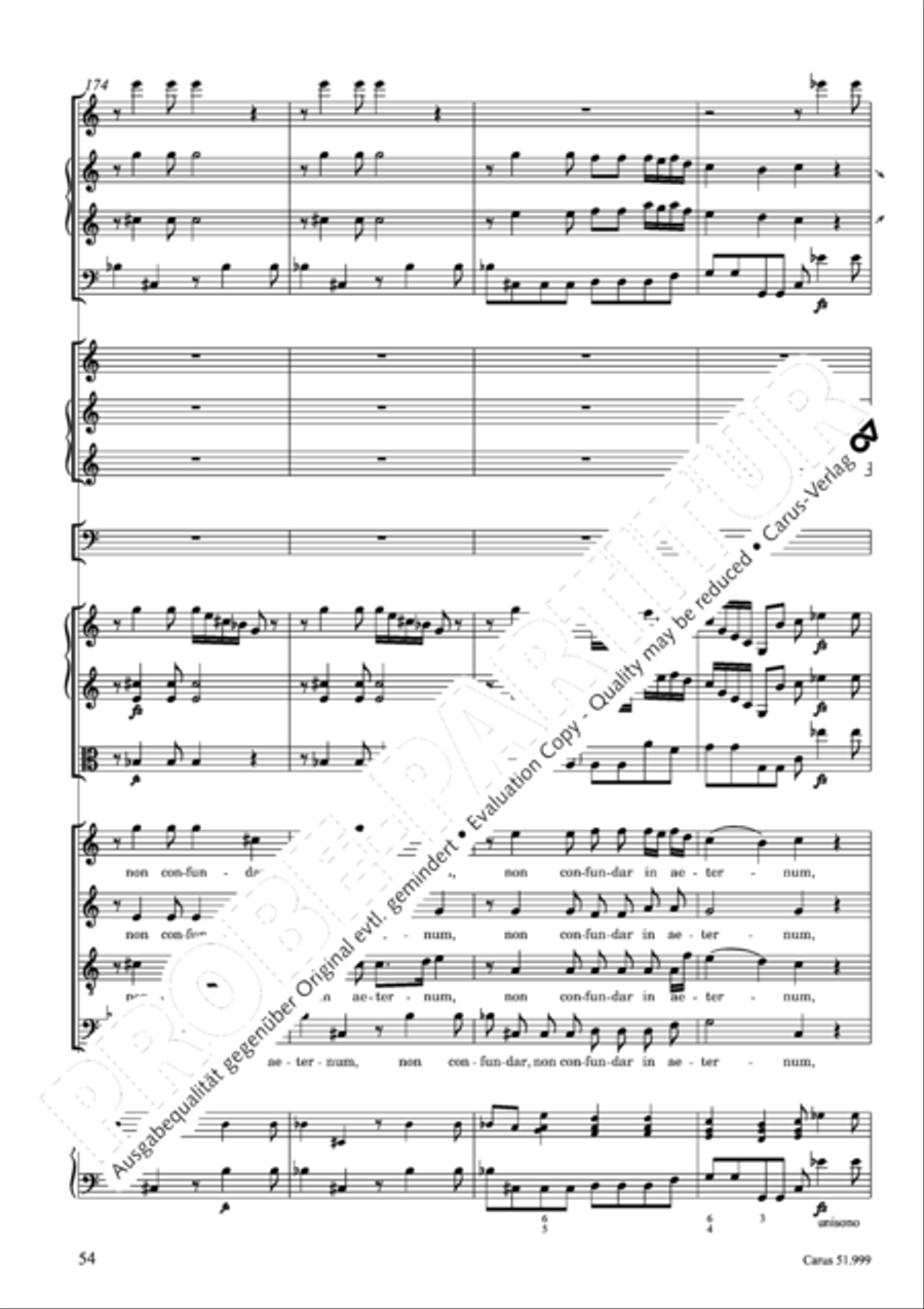 Te Deum Te Deum 4-Part scores gallery preview page 55