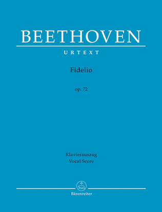 Book cover for Fidelio, op. 72