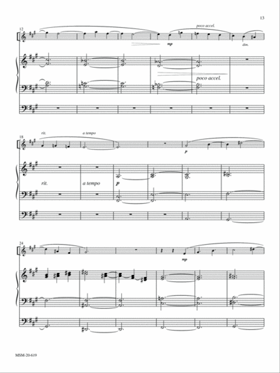 Lament (Organ Accompaniment Version) Organ scores gallery preview page 2