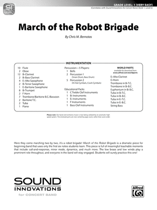 March of the Robot Brigade: Score